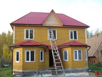 Защита каркасного здания антисептиками